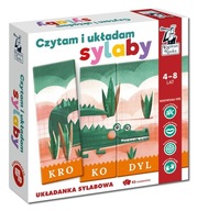 KAPITAN NAUKA Układanka Czytam i Układam Sylaby