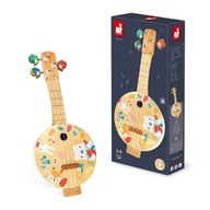 Janod Drevené Banjo Pure gitara hudobný nástroj hračka pre deti