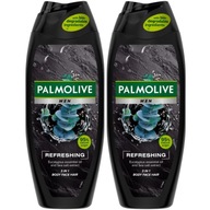 Palmolive Men Refreshing Sprchový gél 3v1 2x500ml