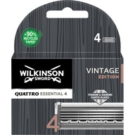 4x Wkłady Nożyki WILKINSON Quattro Essential 4 Vintage Edition