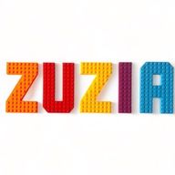 KAJAWIS LITERKI 3D Litery XL naklejki na ścianę w stylu LEGO IMIĘ dziecka