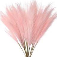 Umelá pampová tráva trstina ružová sada 10ks dekoračné vetvičky