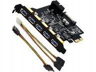 Adaptér OVLÁDAČ USB 3.0 PCI EXPRESS KARTA PCI-E