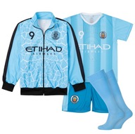 Komplet / strój piłkarski + bluza HAALAND MANCHESTER CITY 9 rozm. 116