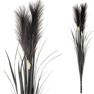Czarna trawa gałązka 75cm kwitnąca pampasowa do wazonu ozdobna dekoracyjna
