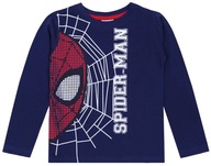 Tmavomodrá chlapčenská blúzka Spider-Man 134 cm