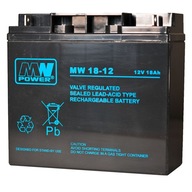 Núdzová batéria 18Ah 12V MW Power MW 18-12