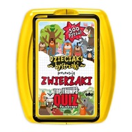 Top Trumps Dzieciaki Bystrzaki - Zwierzaki Quiz po