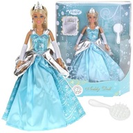 Bábika Anlily ľadová princezná Elza v plesových šatách Snehová kráľovná