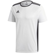 Detské tričko adidas Entrada 18 Jersey JUNIOR biele CF1044 116cm