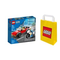 LEGO CITY č.60392 - Policajná motorka – naháňačka za autom + Taška LEGO
