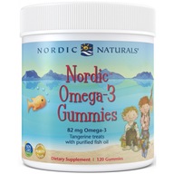 Nordic Naturals Omega3 mastné kyseliny Gummies 82mg EPA DHA