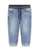 Spodnie Mayoral 1522 jeansowe jogger elastyczne niebieskie ściągacz 74 cm