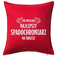 NAJLEPSZY SPADOCHRONIARZ poduszka 50x50 prezent