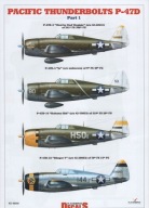 Pacific Thunderbolts P-47D Part 1 - Kagero Decals 48006