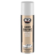 Farba spray K2 Lakier akrylowy biały matowy 500ml
