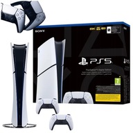 Playstation 5 Digital Edition 1TB Slim Zestaw 2 PADY Konsola Nowa KabelHDMI