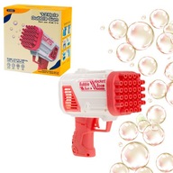 Maszyna do baniek mydlanych pistolet płyn różowy dla dzieci maszynka