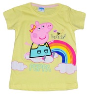 Bluzka Świnka PEPPA PIG 92, bluzeczka t-shirt WADA