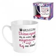 CRAZY GIRL - Kubek NBC matowy 480ml-Grzeczne dzie