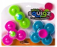 FatBrainToys Wirujące Przyssawki Whirly Squigz Silikon Spinner 3 szt