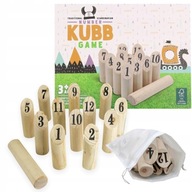 Hra Škandinávske drevené BOWLING KUBB ZBIJAK