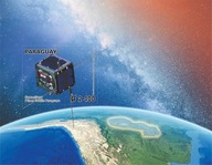 Paragwaj 2022 Znaczki Bl 561 ** kosmos satelita