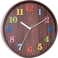JVD HA49.2 - 29,5cm - Nástenné hodiny - Tmavo hnedá