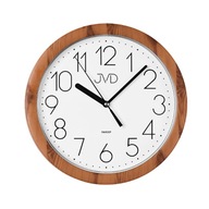 JVD H612.19 - 25cm - Nástenné hodiny - Hnedá imitácia dreva