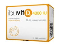 IBUVIT D3 4000 j.m. Lek witamina D3 60 kapsułek