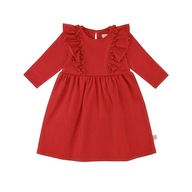 TuSzyte | Czerwona sukienka, bawełna, PL R.68