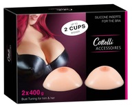 Cottelli ACCESSOIRES - Silikónové realistické vložky do pŕs 400 g