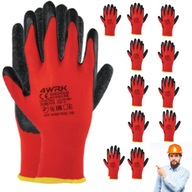 Rękawice rękawiczki robocze manualne lateks precyzyjne r. 7 ZESTAW 12 PAR