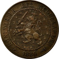 Moneta, Holandia, William III, 2-1/2 Cent, 1880, A