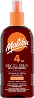 Malibu Dry Oil Spray SPF4 Hnedý olej na opaľovanie 200ml