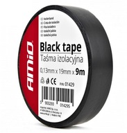 PVC izolačná páska čierna 0,13mm x 19mm x 9m