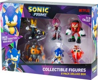 SONIC PRIME ZESTAW 8 FIGUREK nr 2 czerwony