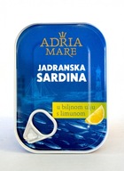 Jadranská sardinka s citrónom. Adria Mare 105g
