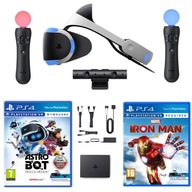PS VR PS4 PlayStation VR + 2x Move + Kamera V2 + 2 SUPER GRY