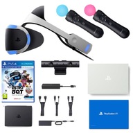PS VR PlayStation VR + 2 kontrolery Move + Kamera + 2 GRY PS4 PS5