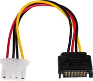 AKYGA AK-CA-11 ADAPTER SATA M/MOLEX F 15CM