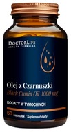 Olej z čiernej rasce 1000mg 60kap Doctor Life Tymochinon Posilnenie organizmu