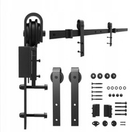 System przesuwny Loft prosty Szyna w 1 kawałku Wysoka jakość Barn door