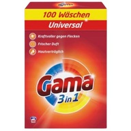 Gama 3v1 Univerzálny prací prášok 6KG (100 Praní)
