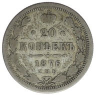 20 Kopiejek - Rosja - 1876 rok