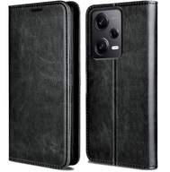 ETUI SKÓRA DO XIAOMI REDMI NOTE 12 PRO 5G / POCO X5 PRO +SZKŁO