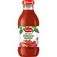 Sok 100% pomidor pikantny Fortuna 15x300ml