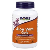 Now Foods Aloe vera 10 000 mg Trávenie Metabolizmus 250 kapsúl