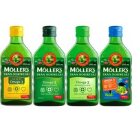 Tran norweski Mollers Gold Omega-3 Wszystkie Smaki Naturalny na odporność