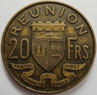 1053c - Reunion 20 franków, 1955